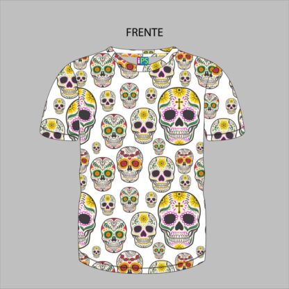 calaveras camiseta