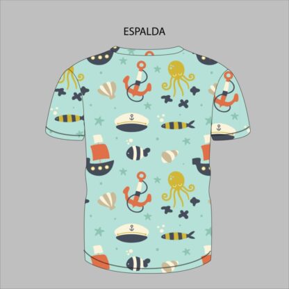 Imagenes para sublimar camisetas Fondo Marino