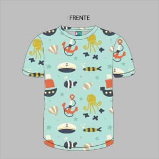 Imagenes para sublimar camisetas Fondo Marino