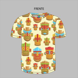 diseño de tiki hawaiiano